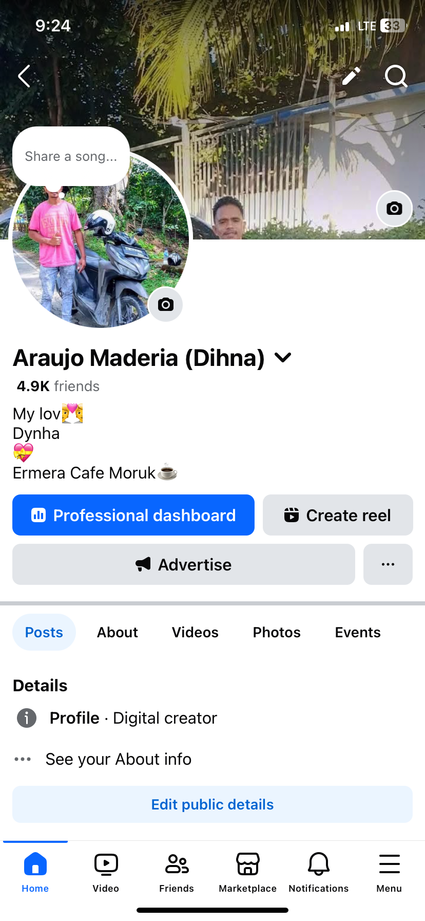 FACEBOOK WITH SWITCH PROFILE