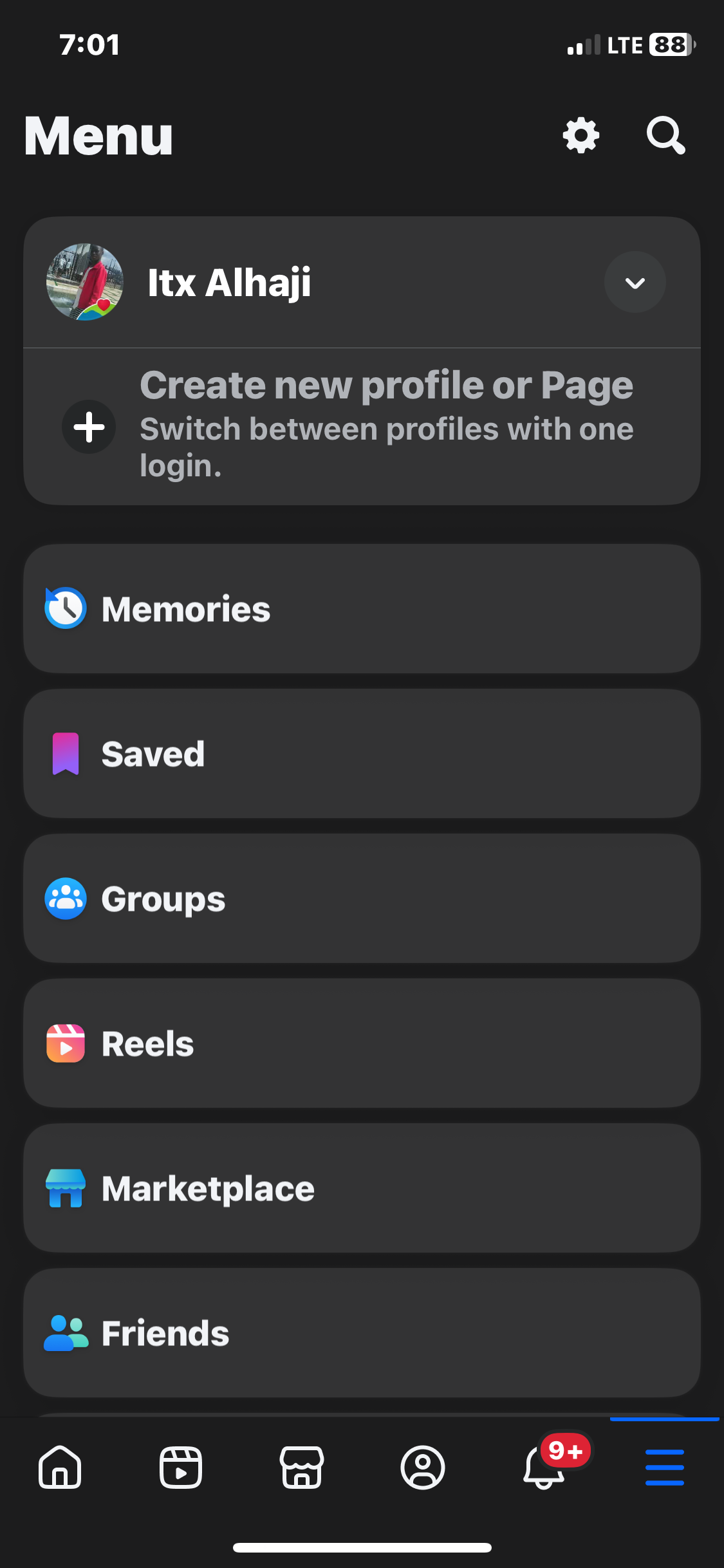 Create profile Facebook 