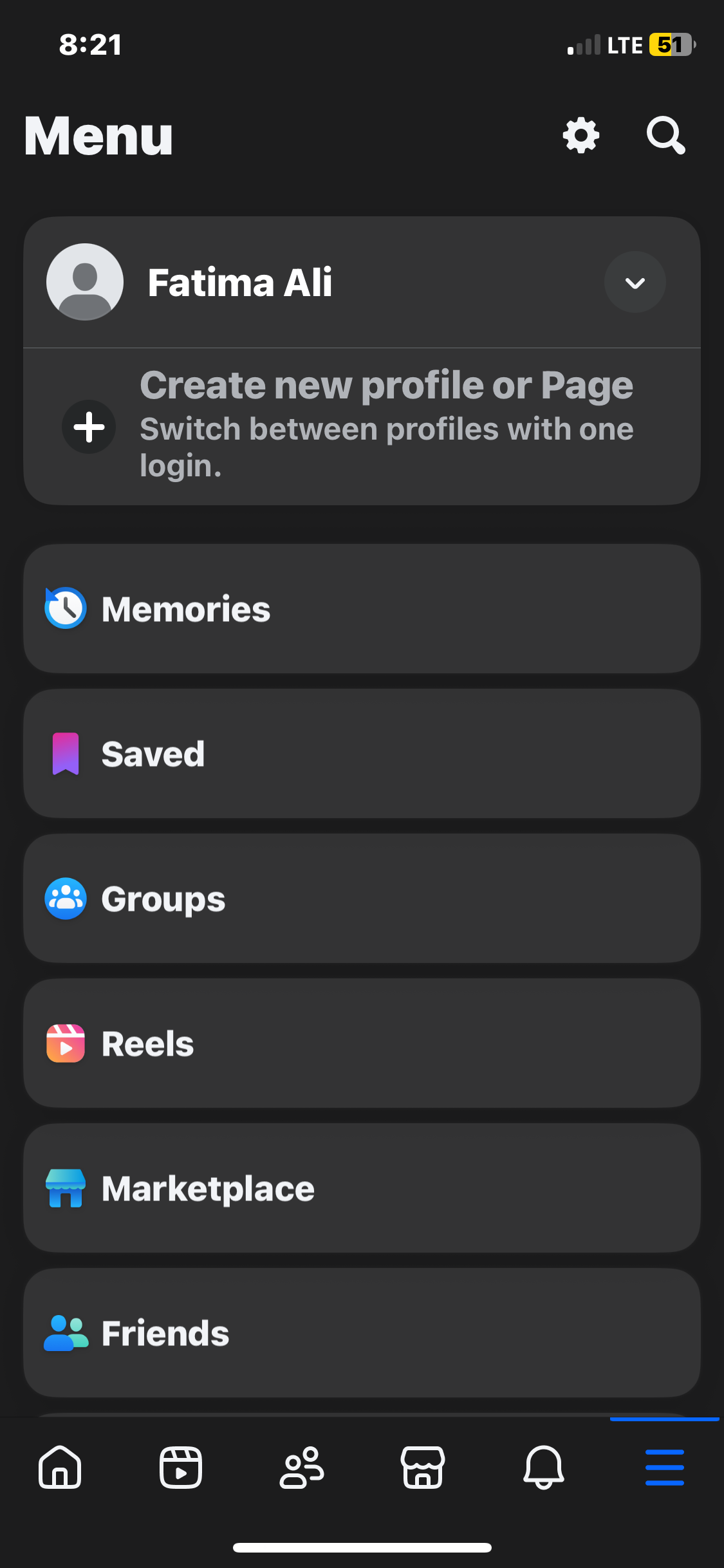 Create profile Facebook 